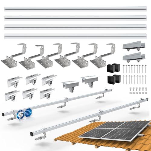 NuaSol PV Photovoltaik 2er Montage Set...