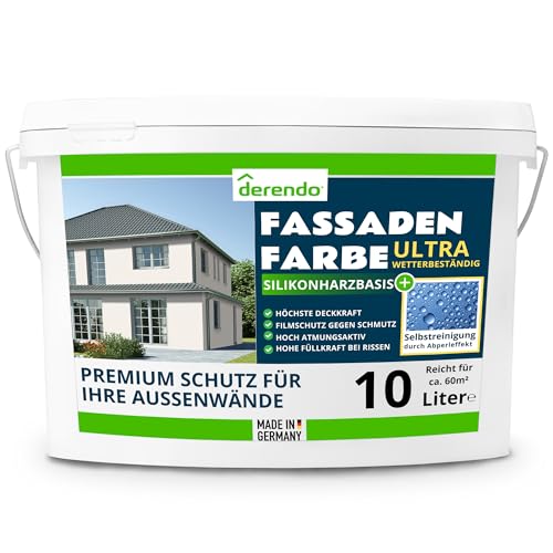 derendo Silikonharz Fassadenfarbe ULTRA...
