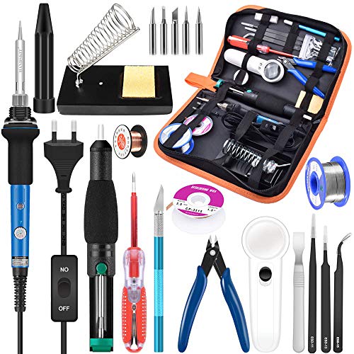 Lötkolben Set, HANDSKIT 60W Lötkolben mit...