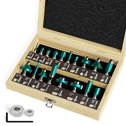CSOOM 20-teiliges professioneller Fräser-Set...