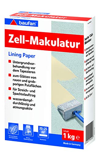 Baufan Zell Makulatur zum Glätten von rauen...