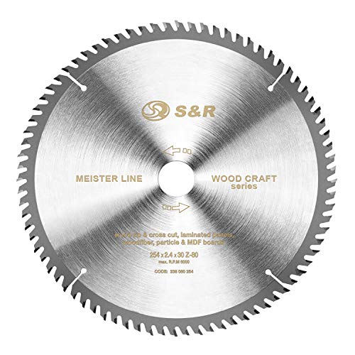 S&R-TCT-Hartmetall Kreissägeblatt 254mm –...