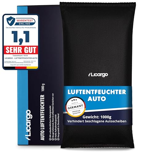 LICARGO Luftentfeuchter (1kg) - verbesserte...