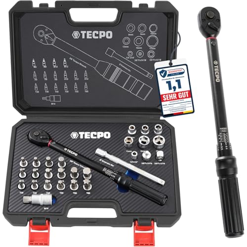 TECPO Motorrad Drehmomentschlüssel Set 3/8'...