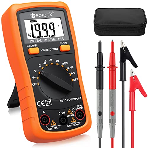 Neoteck Digitales Multimeter 2000 zählt Auto...