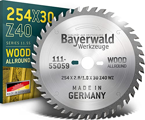 Bayerwald - HM Tischkreissägeblatt Ø 254 mm...