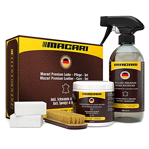 Macari Lederpflege 500ml Balsam + 500ml...