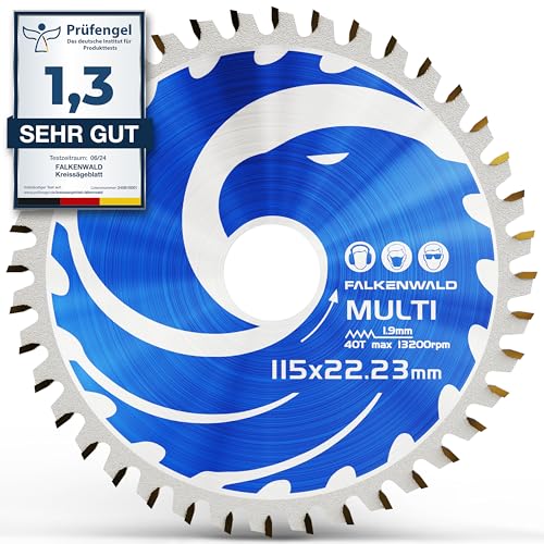 FALKENWALD ® Kreissägeblatt 115mm ideal...