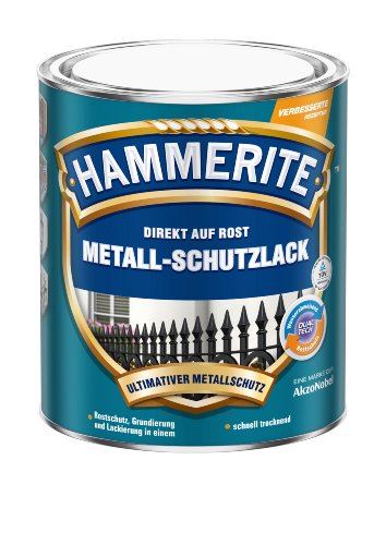 Hammerite Metall-Schutzlack weiss matt 0,750...