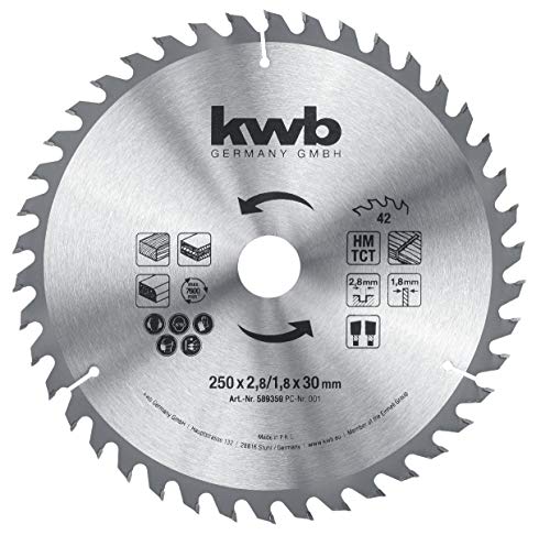 kwb BAU-Kreissägeblatt 250 x 30 -...