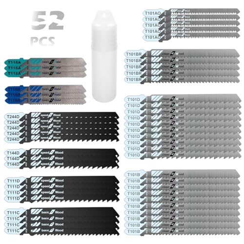 VFANDV 52 Tlg Stichsägeblätter Set...