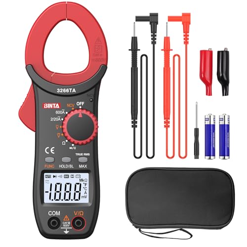 BINTA Stromzange 600A 2000 Counts TRMS Auto...