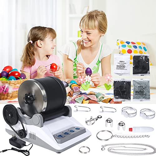 Rock Tumbler Kit, Professionelles Steinbecher...