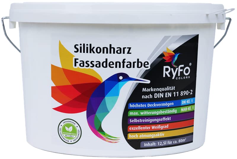 RyFo Colors Silikonharz Fassadenfarbe 12,5l...