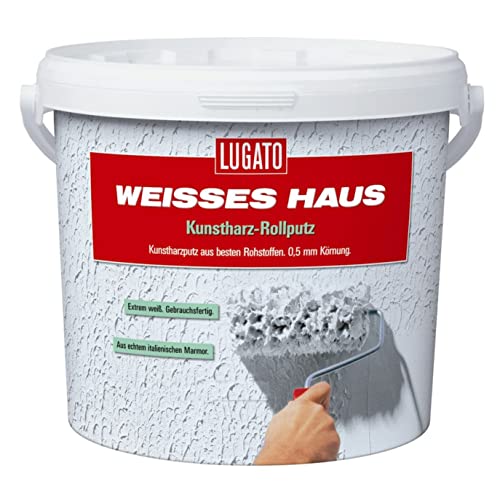 Lugato Weisses Haus Kunstharz Rollputz -...