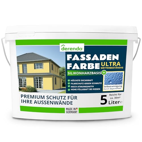 derendo Silikonharz Fassadenfarbe ULTRA...