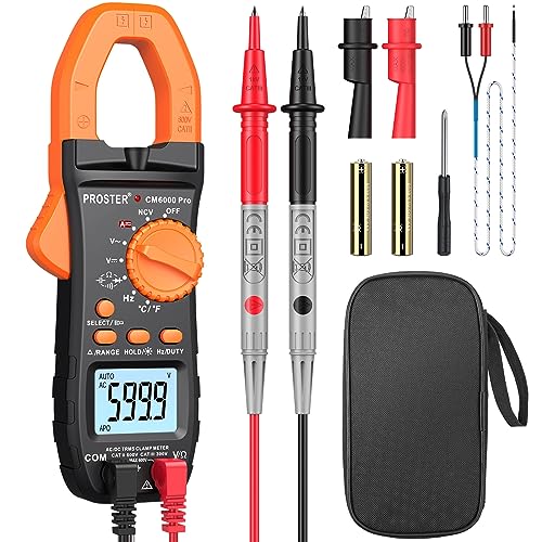 Proster Digitale Stromzange 800A TRMS Auto...