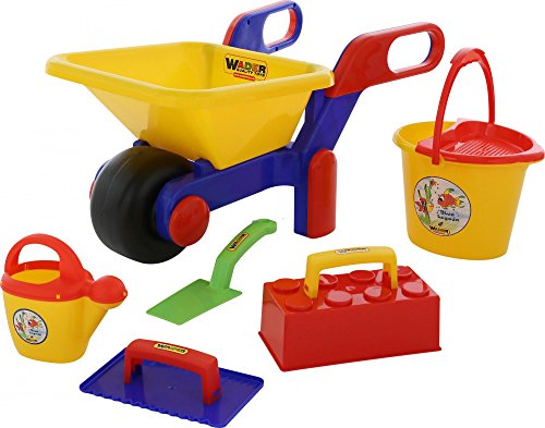 Wader Kinder Schubkarre Bauschubkarre 7 TLG...