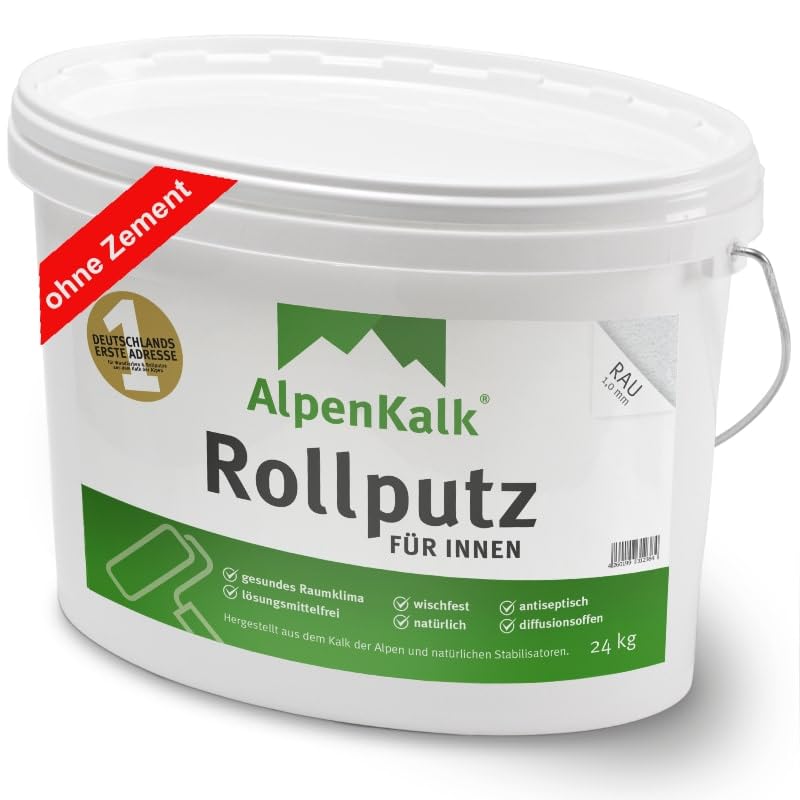 AlpenKalk® Rollputz Rau | 1,0mm Körnung |...