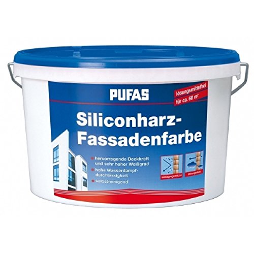PUFAS Siliconharzfassadenfarbe 10,000 L, 231,...
