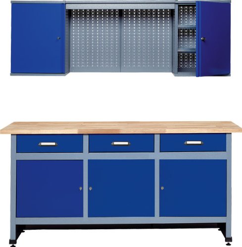 Küpper 70421–7 Werkstattmöbel-Set 170 cm,...