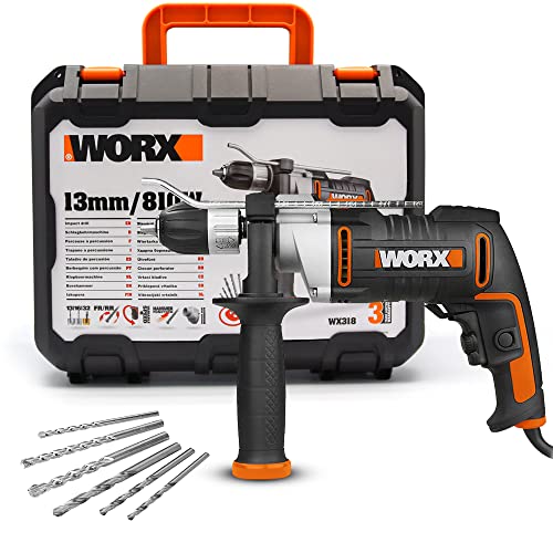 WORX WX318 Schlagbohrmaschine 810W mit...