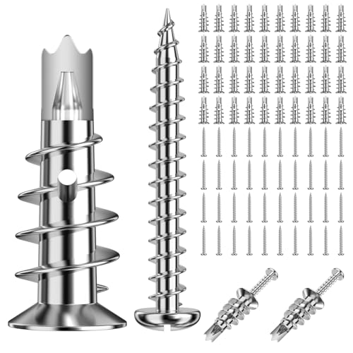 Lixiluxia 40 Stück Hohlraumdübel Metall mit...