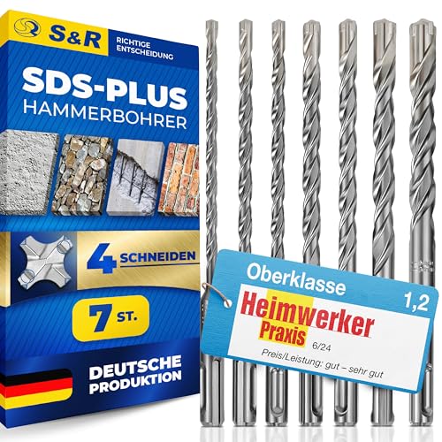 S&R Hammerbohrer/Steinbohrer Set 7-tlg...