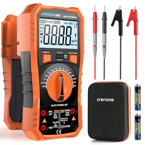 Crenova Digital multimeter, TRMS Voltmeter...