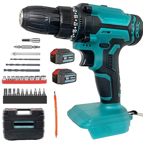 Akku-Bohrschrauber 18/21V,Ersatz für Makita...