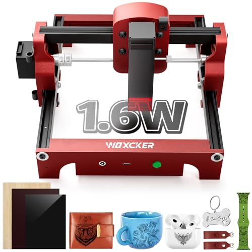 Laser Graviermaschine, Woxcker S1 1.6w Mini...