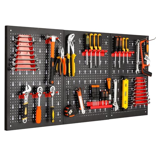 Werkzeugwand, 3-teilige Lochwand Werkstatt,...