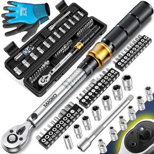MASKO® Drehmomentschlüssel 45-tlg. Set...