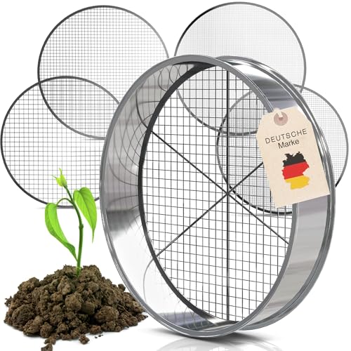Tool Jungle- Gartensieb aus Edelstahl - inkl....