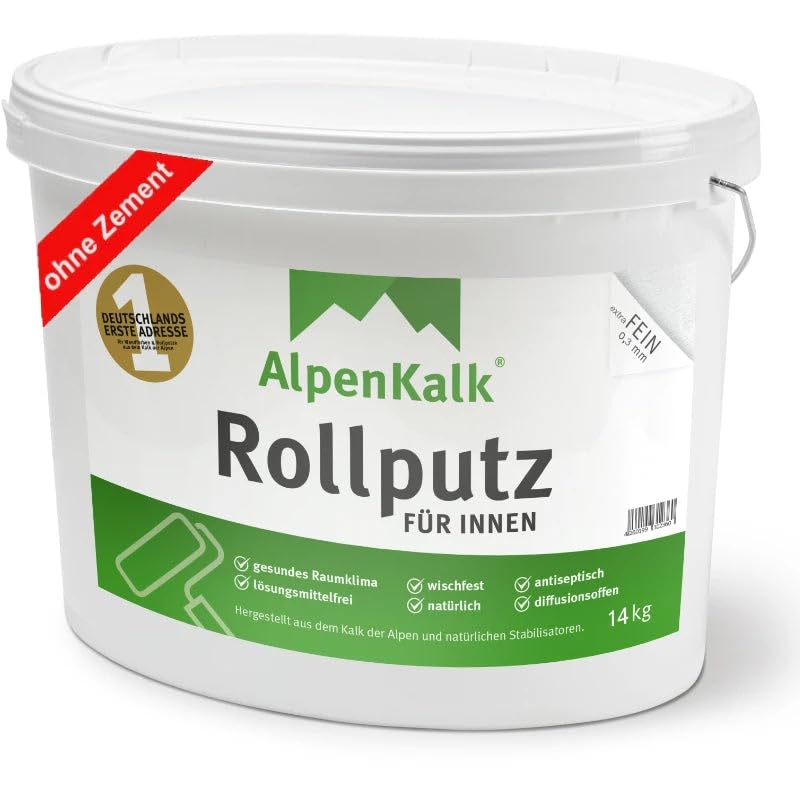 AlpenKalk® Rollputz extraFEIN | 0,3mm...
