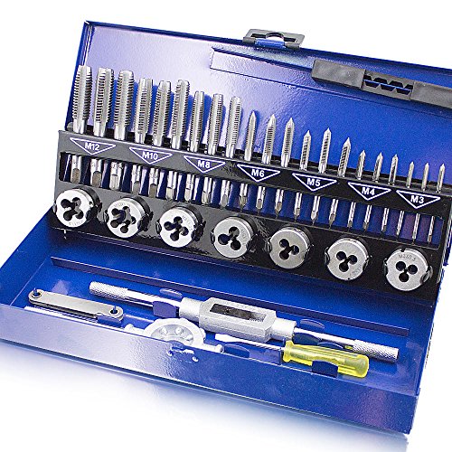 BITUXX® 32tlg Gewindeschneid Set Satz M3-M12...