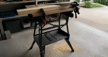 Spanntisch mit eingespanntem Werkstück